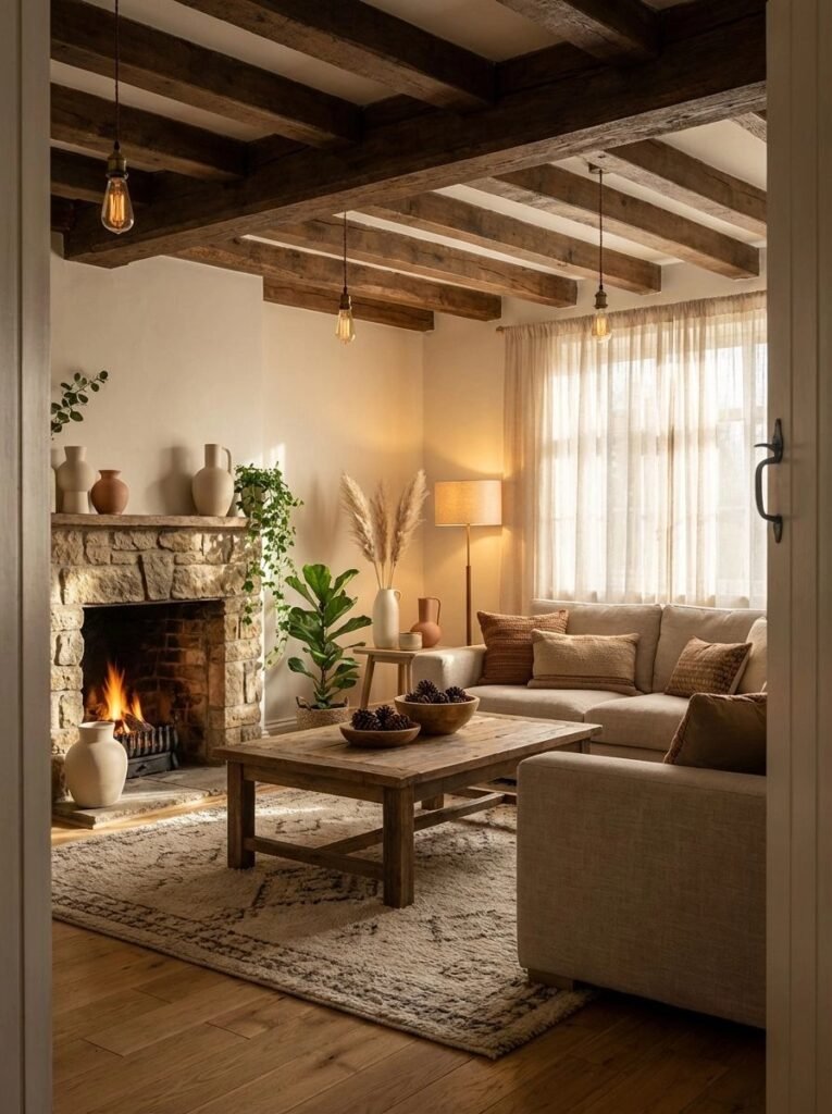 rustic cabin living room ideas